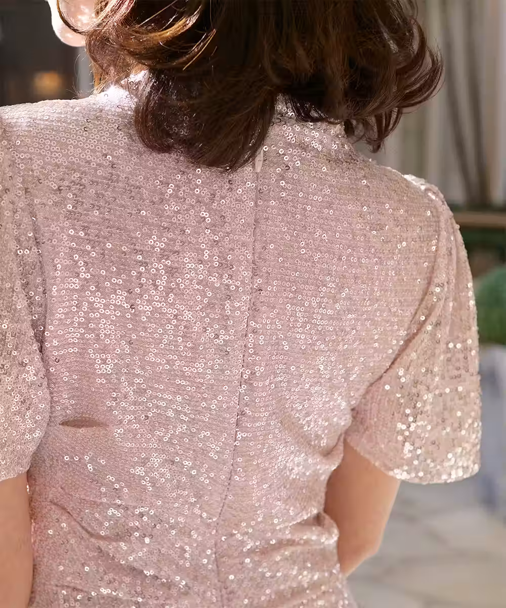 ヴァレンティーナラウンドネックドレス画像_1895 - 