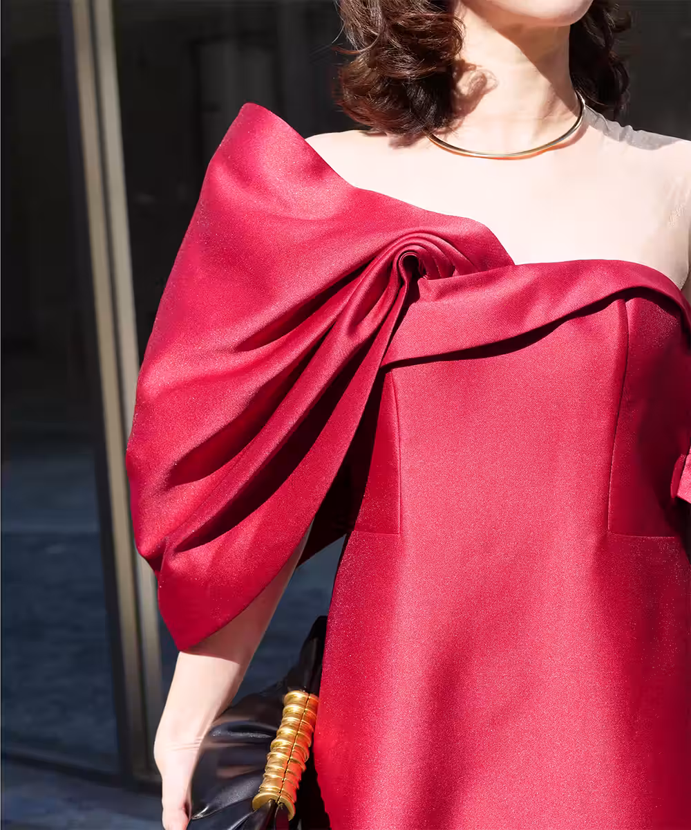 レッドビッグリボンドレス画像_1915 - 