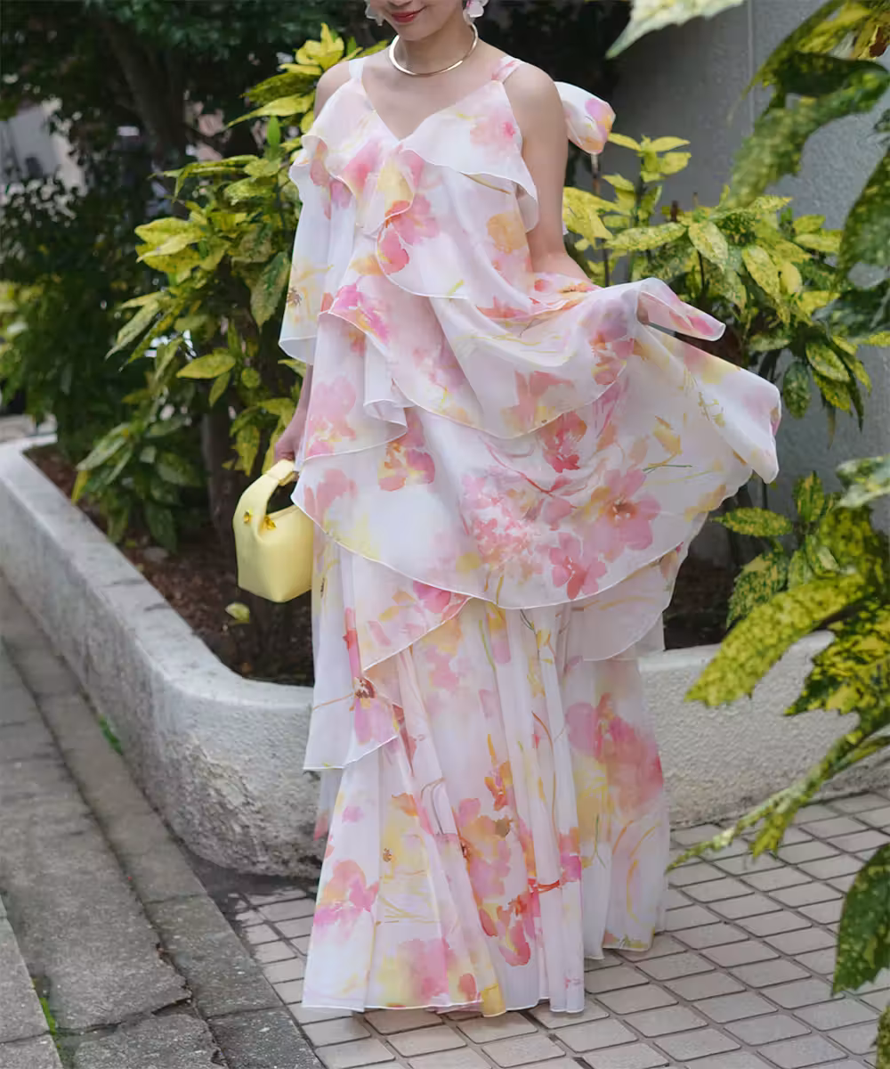 グレイシーマキシドレス画像_1959 - モデル身長：159cm