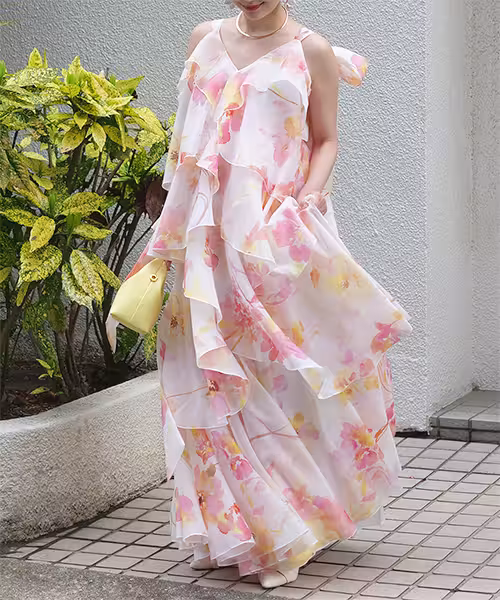 グレイシーマキシドレス