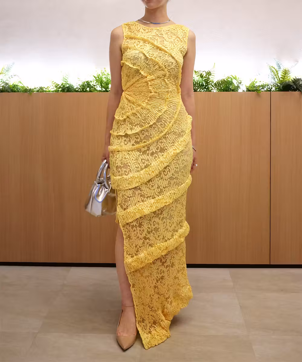 スパイラルドレス画像_2040 - モデル身長：159cm