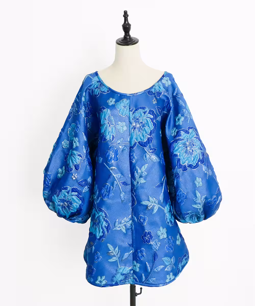 GOOD LUCK DRESS  -モノクロームブルー -画像_1551 - 
