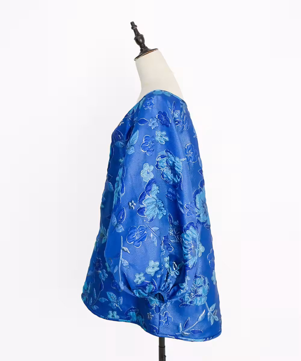 GOOD LUCK DRESS  -モノクロームブルー -画像_1553 - 