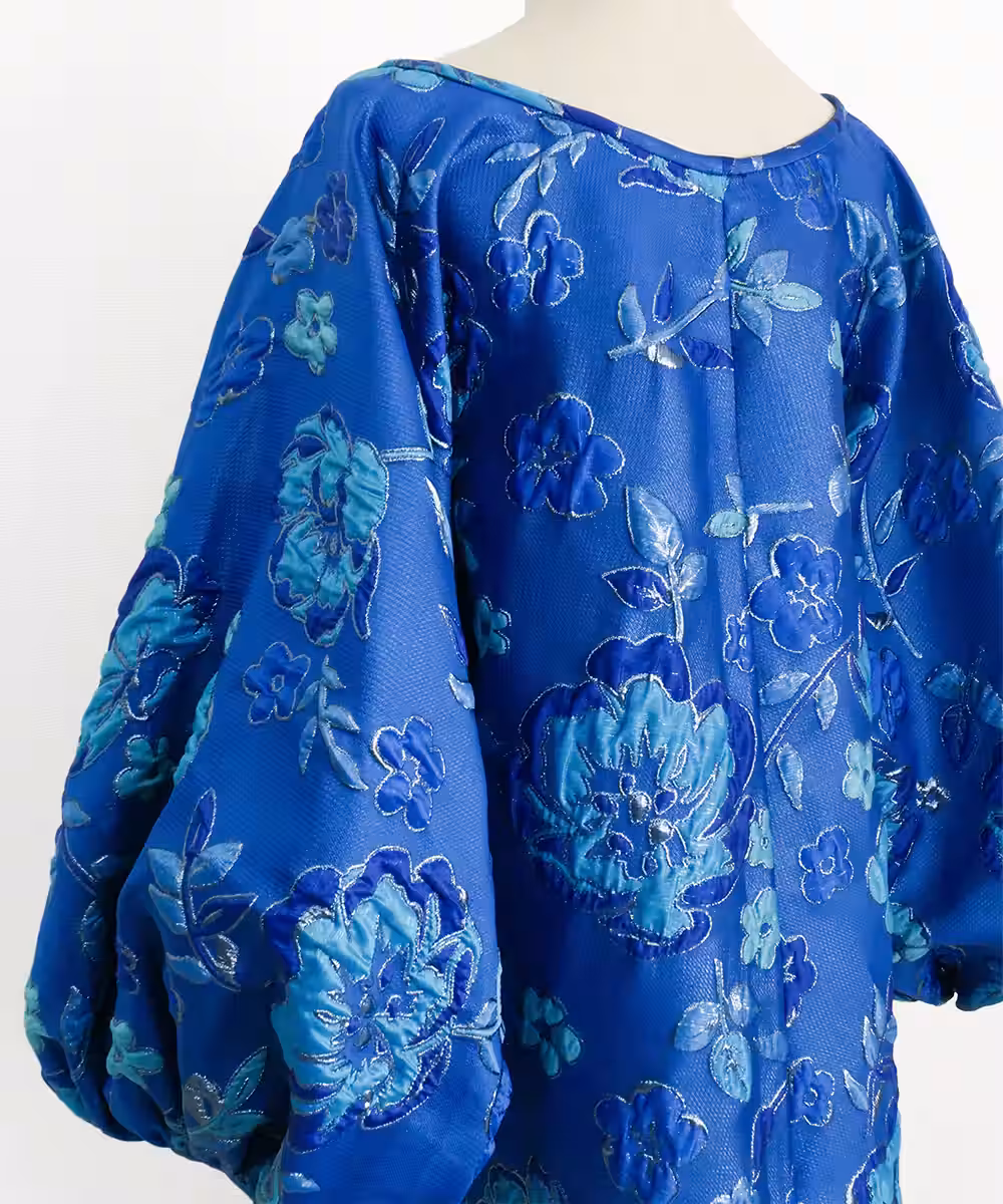 GOOD LUCK DRESS  -モノクロームブルー -画像_1555 - 