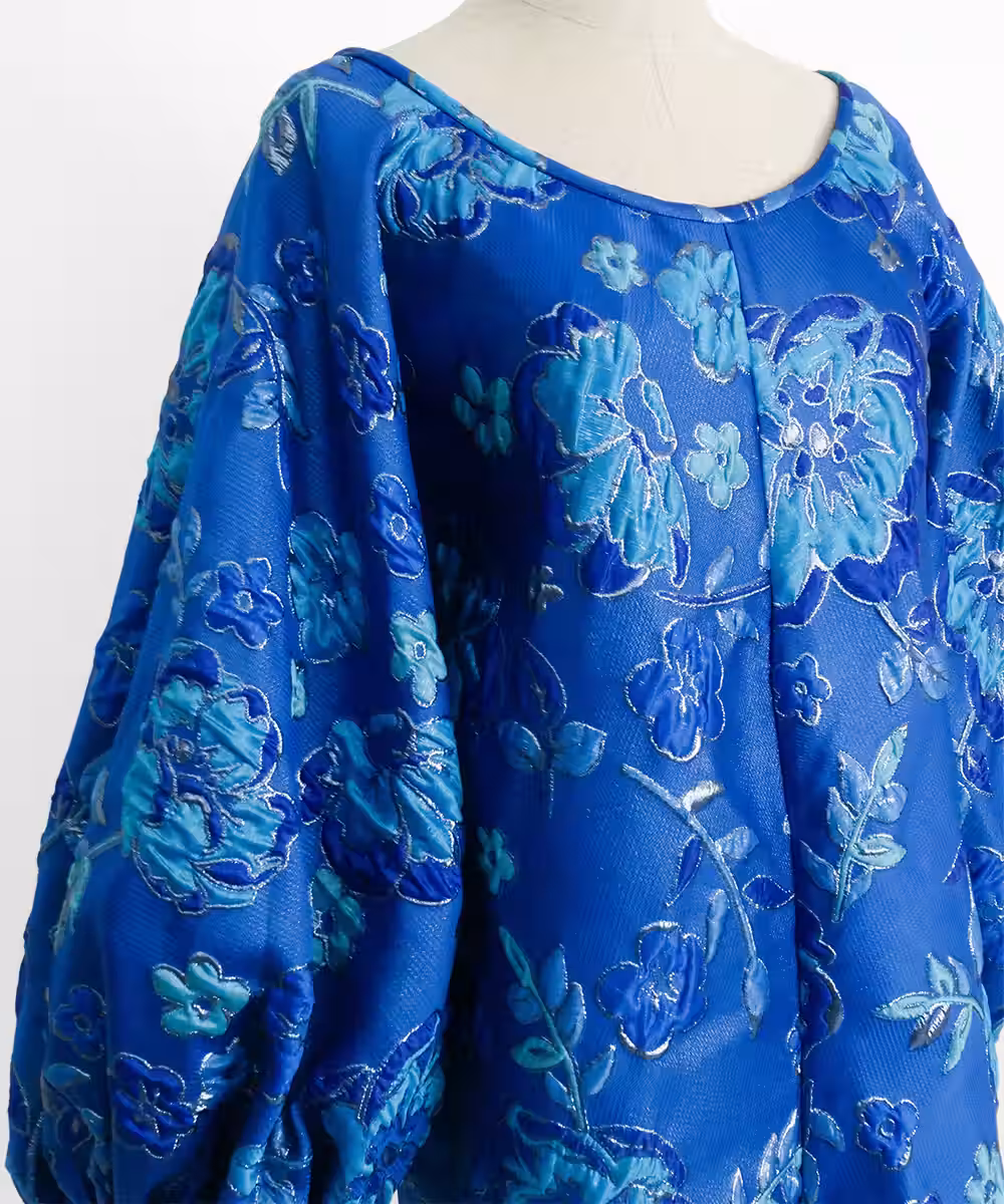 GOOD LUCK DRESS  -モノクロームブルー -画像_1556 - 