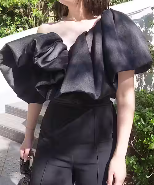 パーラ ラッフルド ジャンプスーツ